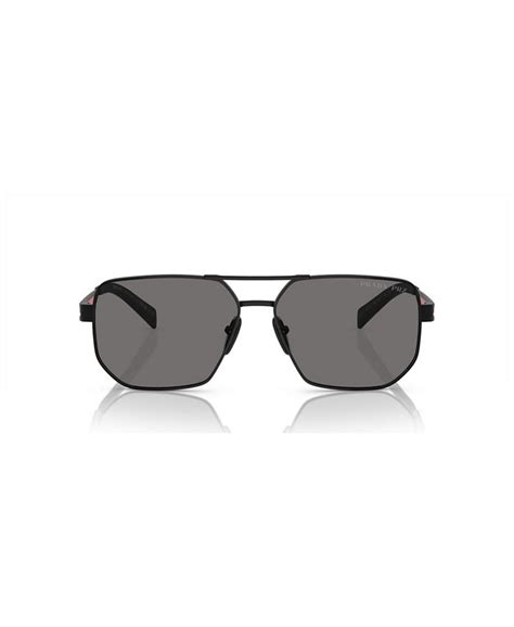 PRADA LINEA ROSSA Men's Polarized Sunglasses, PS 51ZS